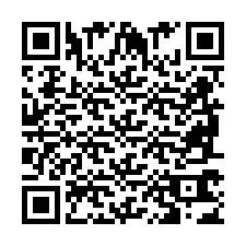 QR код за телефонен номер +2698763403