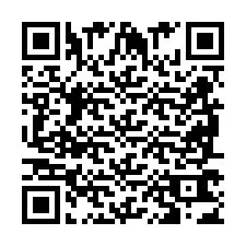 QR-code voor telefoonnummer +2698763426