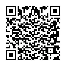 Código QR para número de teléfono +2698763432