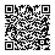 Código QR para número de teléfono +2698763438