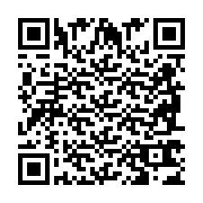 QR код за телефонен номер +2698763442