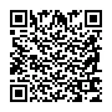 Código QR para número de teléfono +2698763451