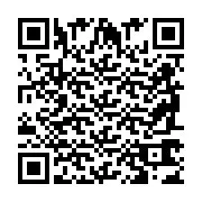 QR-код для номера телефона +2698763481