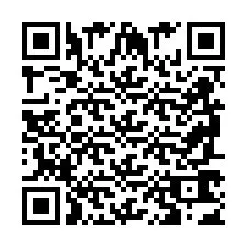 QR Code สำหรับหมายเลขโทรศัพท์ +2698763491