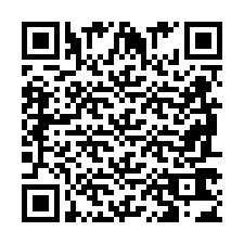 Código QR para número de teléfono +2698763495