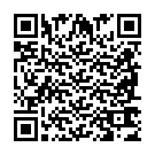 QR-код для номера телефона +2698763496