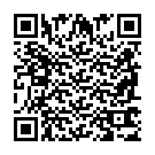 QR-code voor telefoonnummer +2698763515