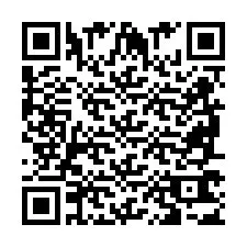 Codice QR per il numero di telefono +2698763523