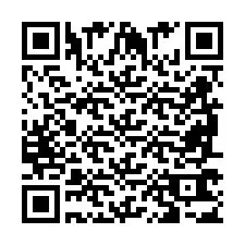 QR-code voor telefoonnummer +2698763527