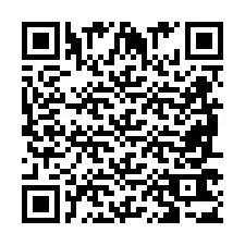 QR-код для номера телефона +2698763537