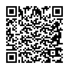 Codice QR per il numero di telefono +2698763593