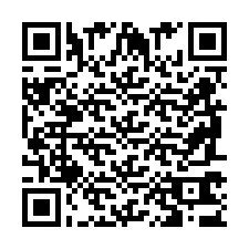 QR-код для номера телефона +2698763601