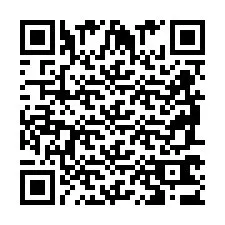 QR код за телефонен номер +2698763610