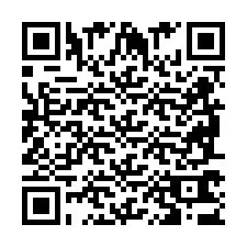 QR-code voor telefoonnummer +2698763612