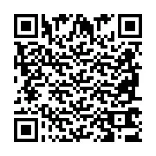 QR-code voor telefoonnummer +2698763613