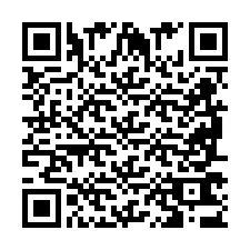 QR-код для номера телефона +2698763636