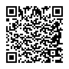 Código QR para número de telefone +2698763637