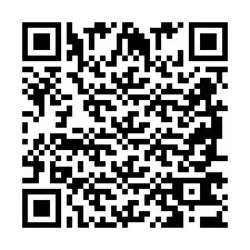 Código QR para número de telefone +2698763638