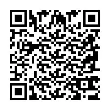 Código QR para número de telefone +2698763648