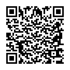 QR-code voor telefoonnummer +2698763653