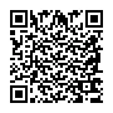 QR-code voor telefoonnummer +2698763658