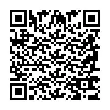 QR-код для номера телефона +2698763664