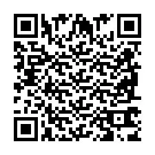 Código QR para número de teléfono +2698763806