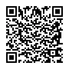 QR-код для номера телефона +2698763812