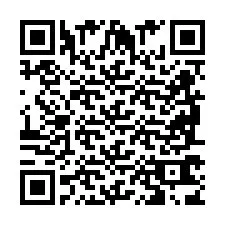 QR код за телефонен номер +2698763816