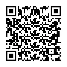 QR-код для номера телефона +2698763823