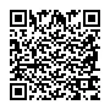 QR код за телефонен номер +2698763826