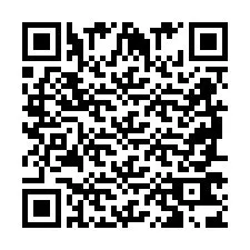 Código QR para número de teléfono +2698763838