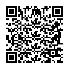 QR-code voor telefoonnummer +2698763852