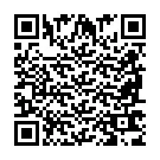 QR-code voor telefoonnummer +2698763857