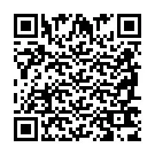 QR-code voor telefoonnummer +2698763870