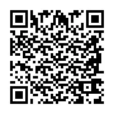 Código QR para número de teléfono +2698763896