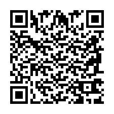 Codice QR per il numero di telefono +2698763910