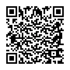 QR-code voor telefoonnummer +2698763929