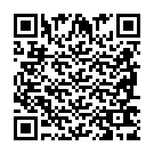 QR-code voor telefoonnummer +2698763972