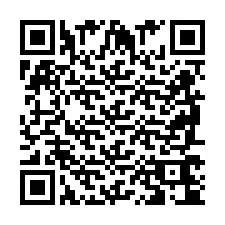 QR-Code für Telefonnummer +2698764024