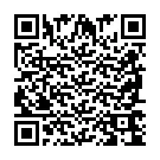 Código QR para número de teléfono +2698764038