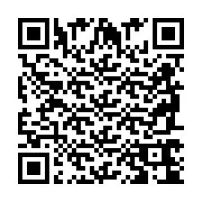 QR-code voor telefoonnummer +2698764040