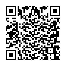 QR-Code für Telefonnummer +2698764054