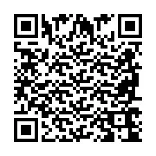 QR код за телефонен номер +2698764067