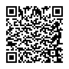 Código QR para número de telefone +2698764071