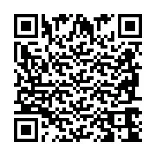 QR код за телефонен номер +2698764082