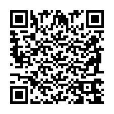 QR код за телефонен номер +2698764100