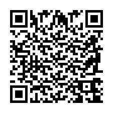 QR код за телефонен номер +2698764101