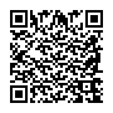 QR-koodi puhelinnumerolle +2698764129