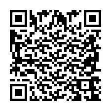 Código QR para número de teléfono +2698764133